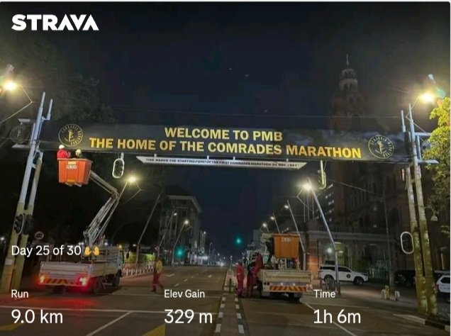 NisoNtsiki's tweet image. Ku late 🙌
#fetchyourbody2025 
#ComradesMarathon 
#novice