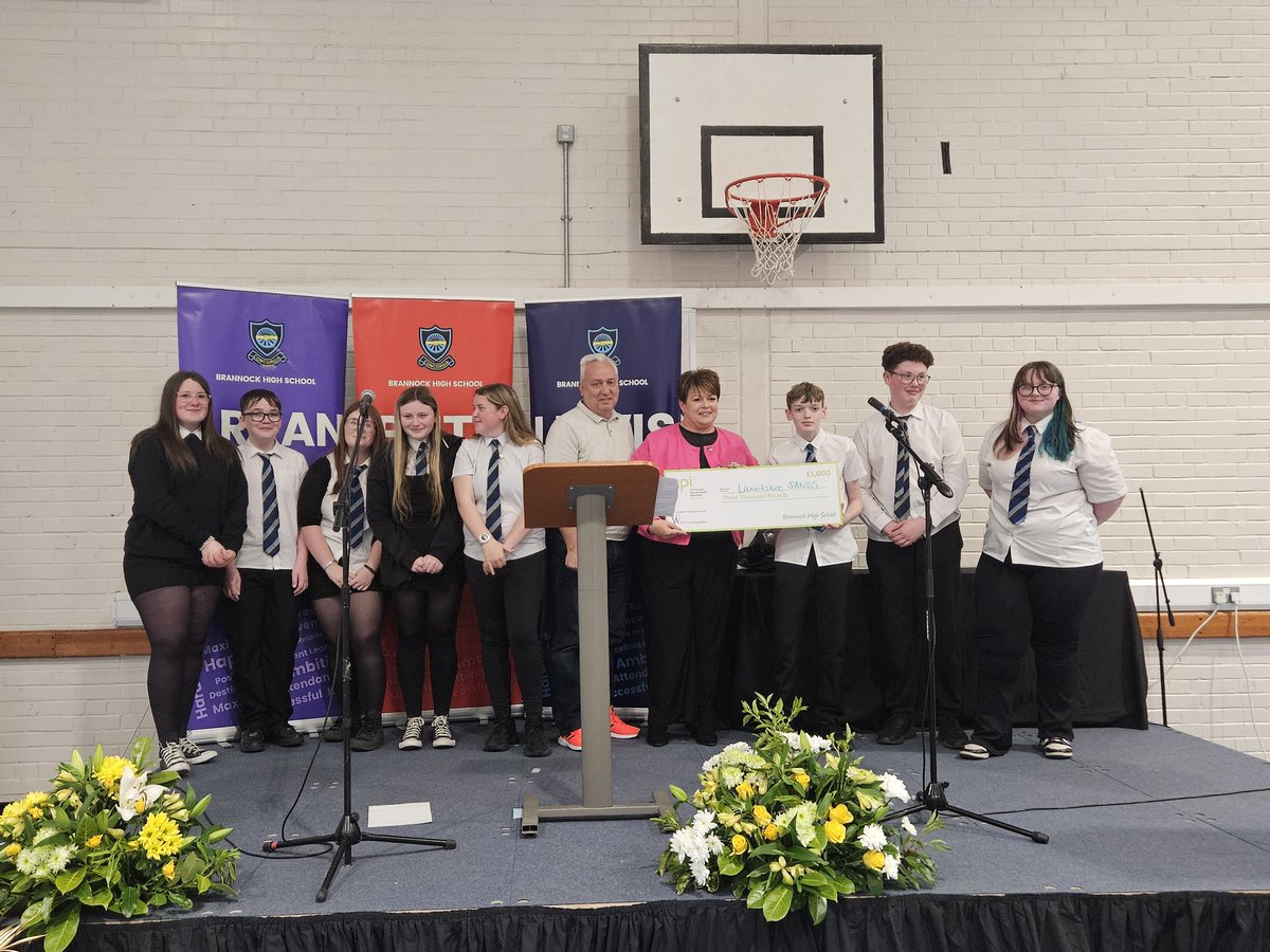BrannockSS_RMPS's tweet image. #YpiFinal Last but certainly not least, we have our winning charity @SandsUK. The team were passionate about this social issue and were clear on how the £3000 would be spent. A wonderful moment for themselves and the charity ❤️ @ypi_scotland @brannock_high