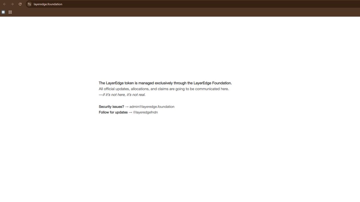 $EDGEN LayerEdge Airdrop Checker and token claiming will be done through layeredge.foundation 
Checkoooorrr Incominggggg!!! 👀👀
