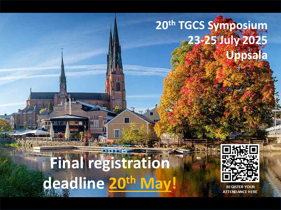 Final Reminder! There is still time to register for the 20th International Symposium on Computer Simulation in Biomechanics (TGCS 2025) in Uppsala but the final deadline (20th May) is quickly approaching!
Visit the TGCS website and register at tgcs.isbweb.org/iscsb-2025/upp…!