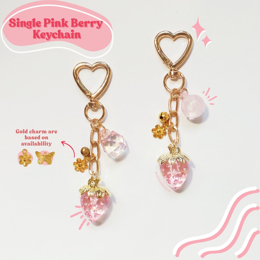 ffff99__'s tweet photo. Guys, ayooook dipetik keychain strawberryku, dijamin manis dan gemas pokoknya >⩊< 
Ada beberapa pilihan warna dan pastinya ready di 🍊 yaa. Buruan kepoiiiiin! ⸜(｡˃ ᵕ ˂)⸝♡ https://t.co/jjjCwDm5XD