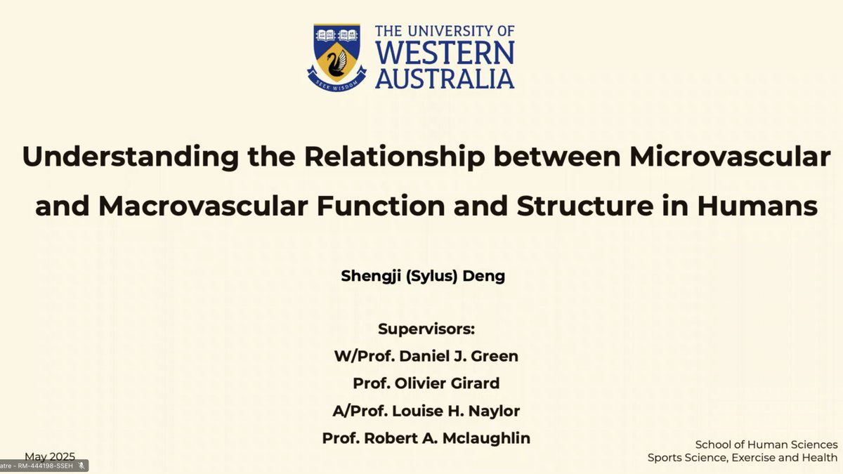 Olivier Girard (@dr_o_girard) on Twitter photo Very proud supervisor moment – Sylus, Marie-Florine, and Links presented their PhD research proposals today on various sport science, exercise, and health topics <a href="/UWAresearch/">UWA Research</a> Very proud supervisor moment – Sylus, Marie-Florine, and Links presented their PhD research proposals today on various sport science, exercise, and health topics <a href="/UWAresearch/">UWA Research</a>