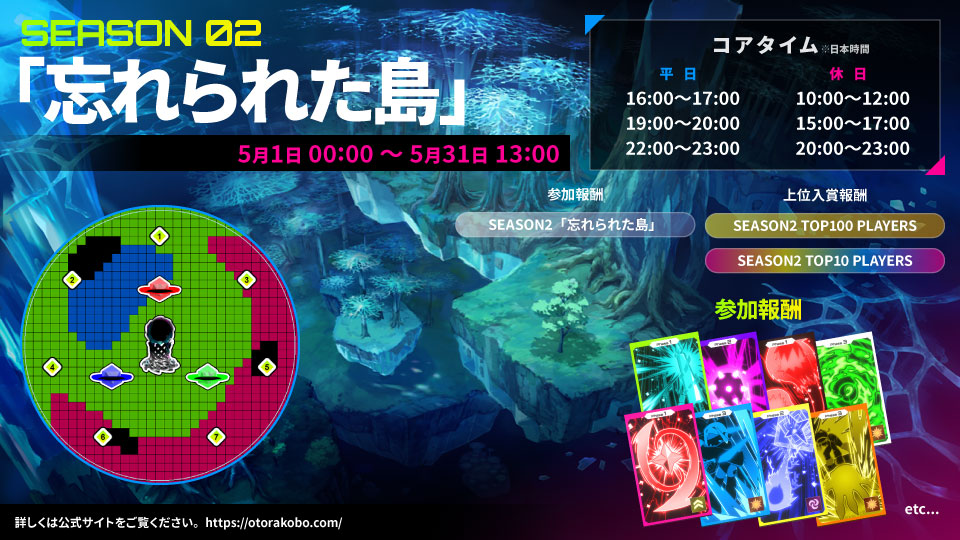 otorakobo's tweet photo. 🌸 Nintendo Switch新作ゲーム🌸
🌈バトロワ×MOBA 「IrisyAqua」🌈
✨色彩がリアルタイムで変化する新感覚ゲーム✨

🎉コアタイムのお知らせ🎉
休日は10時/15時/20時開始の3回

🌈コアタイムとは🌈
シーズンマッチのランクポイントが
✨2倍で✨獲得できるお得な時間です

リリース記念セール中！
🎁無料版のリリースを記念して🎁
✨製品版のセールを5月15日より実施中✨

🎮NintendoStoreはこちら👇
https://t.co/MFmvyBy15L

#アイアク #NintendoSwitch #インディーゲーム
#IrisyAqua #indiegame #indiedev #gamedev