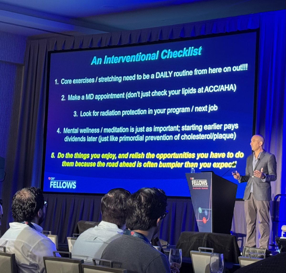 PoojaMishraMD's tweet image. #Fellows2025 Amazing interactive IVI hands on workshop and fabulous welcome reception! Excited to learn from experts Dr. Ajay Kirtane @MaeharaAkiko @mbmcentegart @sahilparikhmd @DrDarshanDoshi +more! Proud to be the next gen of ICs “because that’s what heroes do!” @crfheart