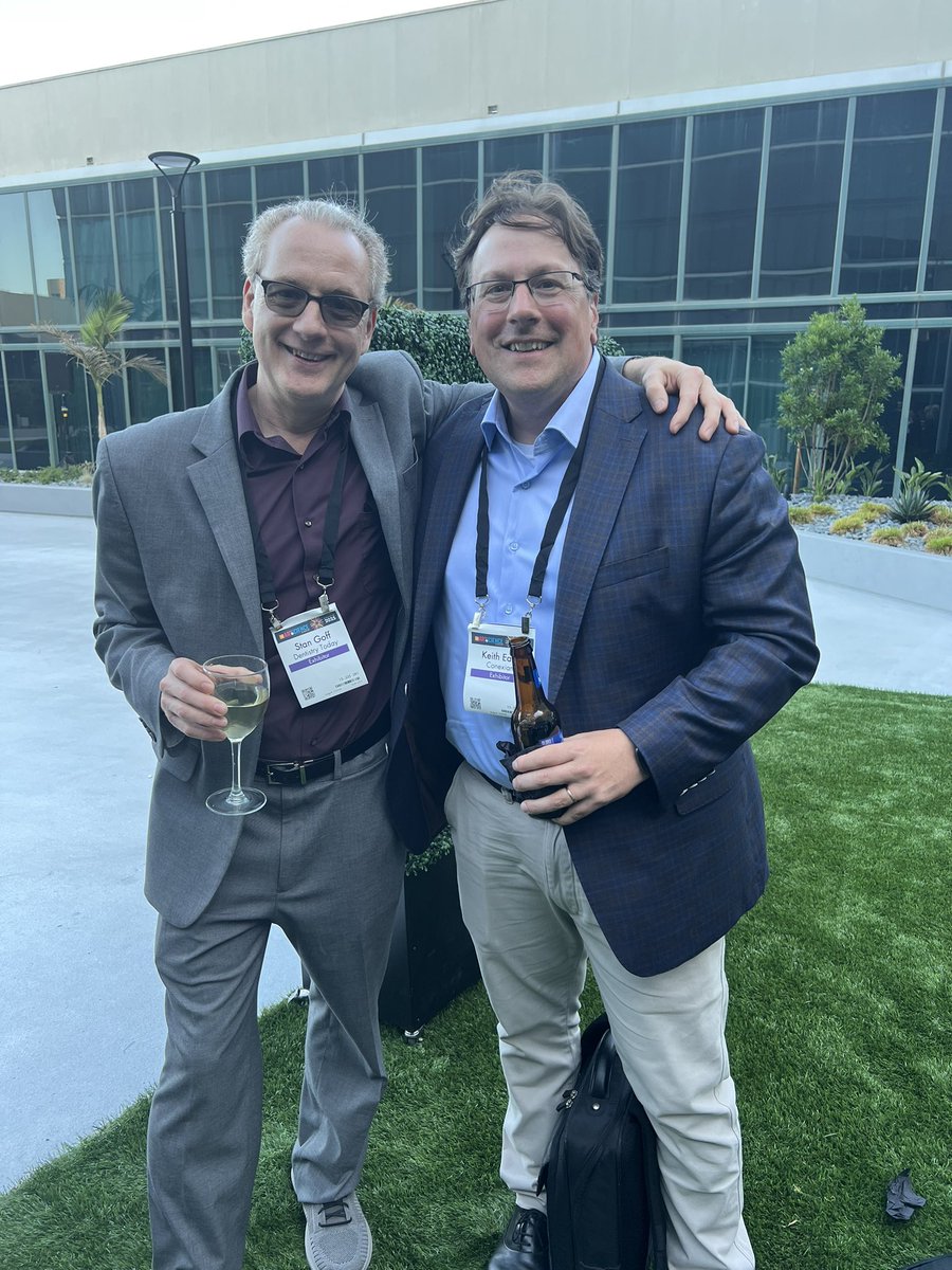 Great to meet up with Keith Easty in Anaheim.