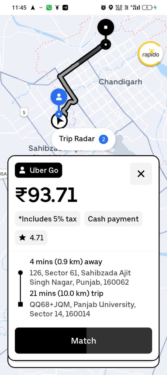 mrvishalsidhu's tweet photo. Shame on you @Uber_India 8 rs km yr drivers ka karcha mhi pta koi auta wala vi mhi jata sharm se mar jyo uber kyon khoon chuss rahe ho @MORTHIndia plz uber ko india se ban kar do nhi toh bhut youth barbaad ho jayega https://t.co/s5vz9x6HGK