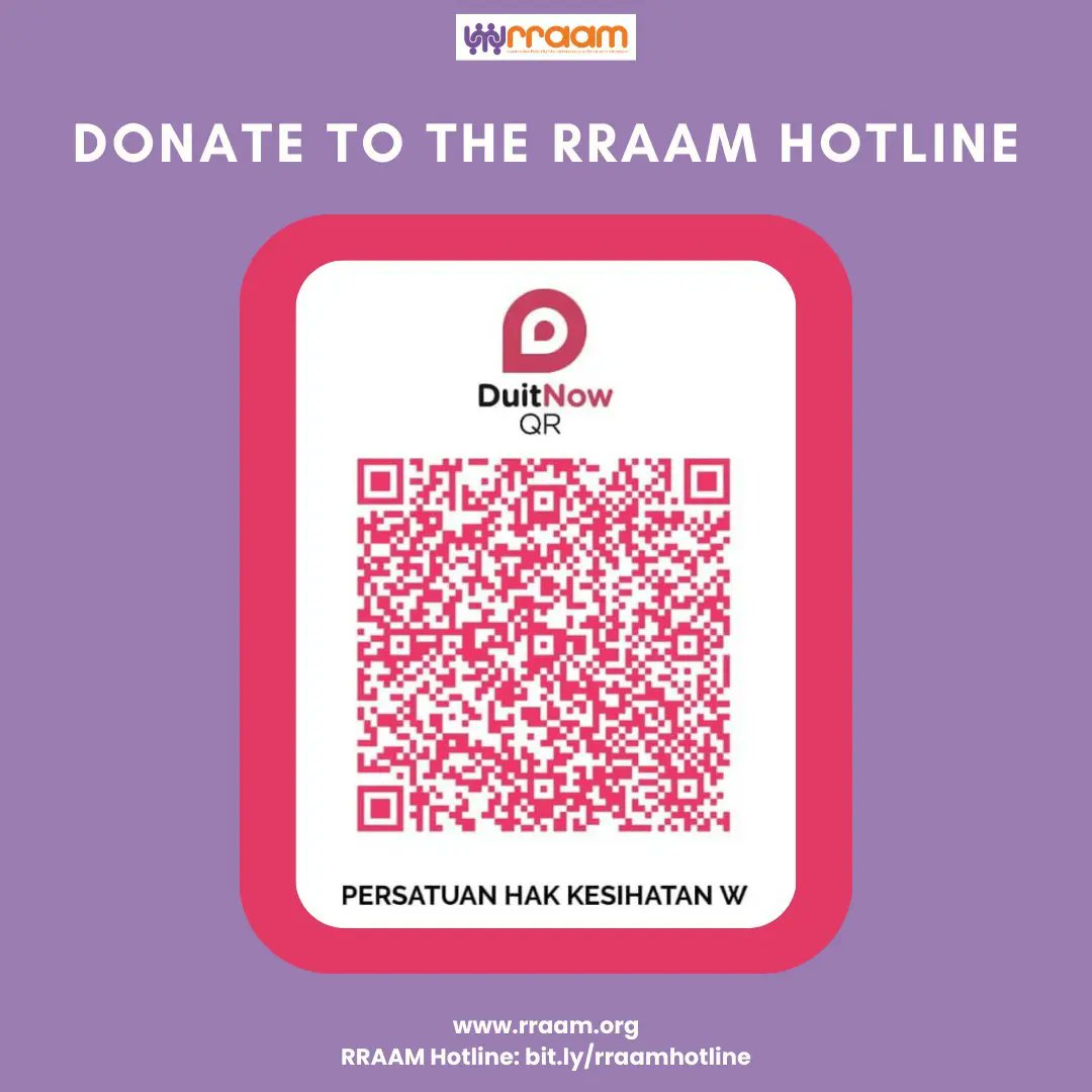 RRAAMalaysia's tweet photo. Our 24-hour safe abortion hotline is entirely donor-funded.

Your support helps us train para-counsellors, maintain our response system, and support those in crisis.

No one should face an unplanned pregnancy alone.

💜 Donate to keep us going: https://t.co/ROedVOIYAJ https://t.co/loSNNHxtaD