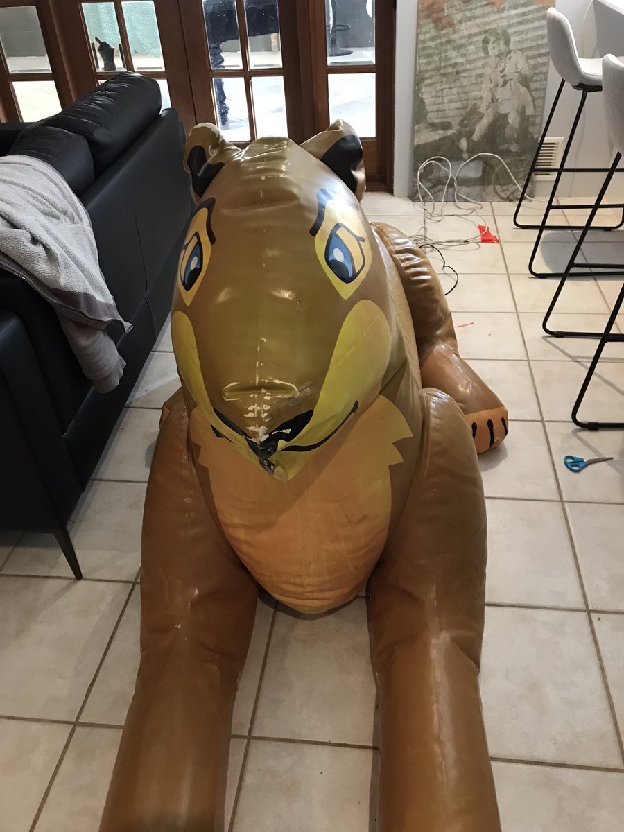 Think I am finally finished fixing Vitani. Although she will probably never be airtight again because how old she is and some places of her (mainly her muzzle and head, and neck) it is so stiff that atbc simply didn’t really as well as her body did.