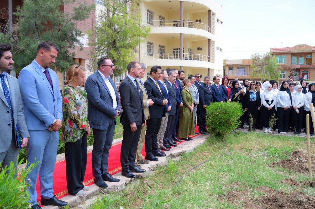Czech Consulate General Erbil (@czecherbil) on Twitter photo @CzechErbil celebrated #EuropeDay (9 May). 🇪🇺 and Member States' Missions, <a href="/Kurdistan/">Kurdistan Regional Government</a> representatives, and #VanasSchool students planted olive trees. Today we took a small but inspiring action; tomorrow the #Earth will be greener. 🇨🇿💚
#EuropeDay #Czechia #EU @CzechErbil celebrated #EuropeDay (9 May). 🇪🇺 and Member States' Missions, <a href="/Kurdistan/">Kurdistan Regional Government</a> representatives, and #VanasSchool students planted olive trees. Today we took a small but inspiring action; tomorrow the #Earth will be greener. 🇨🇿💚
#EuropeDay #Czechia #EU