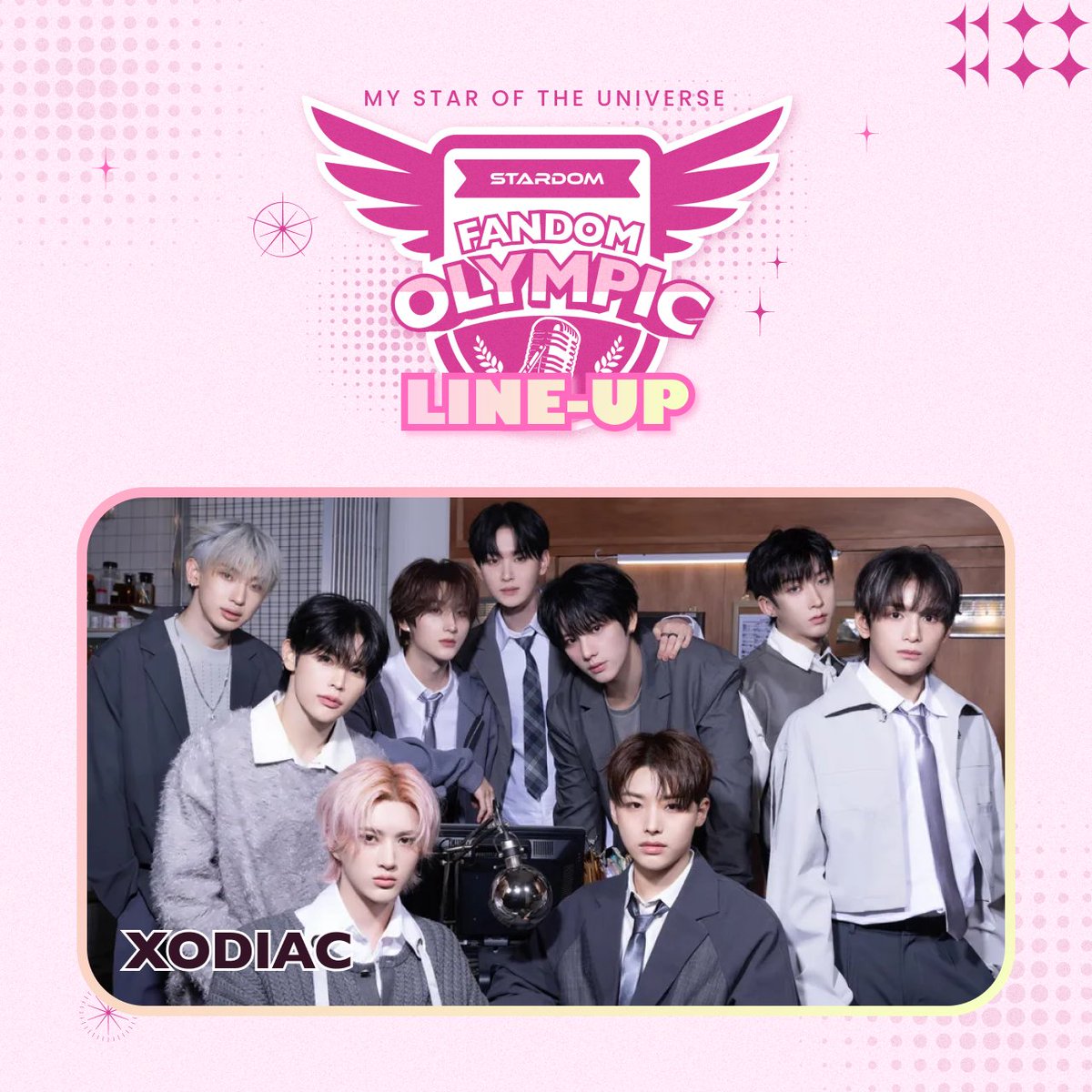 STARDOM_twt's tweet photo. 🏆 [STARDOM FANDOM OLYMPIC] START!

🛸 #소디엑 #XODIAC

TEAM MATCH 와 SUPER IDOL MATCH
[SEMI FINAL]이 시작되었습니다!

1위 달성시 아티스트 뮤직비디오 [부스트 업!]은 기본
투표 기간 내 누적 투표 점수 합산 20만점 달성 시
지하철 CM보드 광고 + 기부 챌린지 펀딩 개설을 선물해 드립니다 🎁

🗓투표 일정
1차 SEMI FINAL [5/16 15:00 KST ~ 5/22 15:00 KST]
2차 FINAL [5/23 15:00 KST ~ 6/2 15:00 KST]

@XODIACOfficial