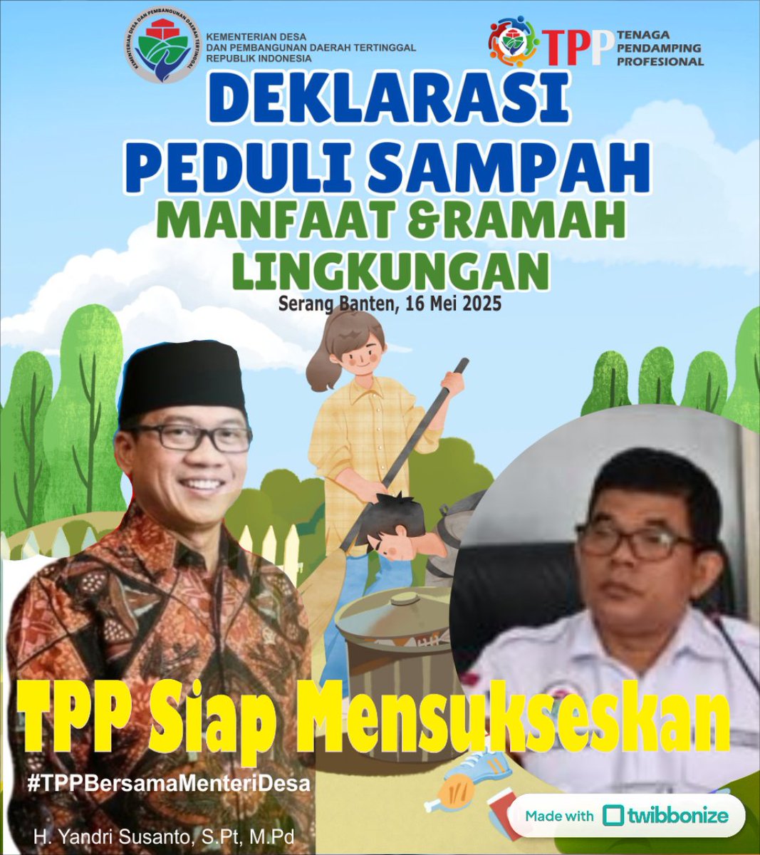 Darma_1975's tweet photo. #TPPBersamaMenteriDesa

Deklarasi gerakan desa peduli sampah

#TPPBersamaMenteriDesa

@prabowo
@YandriSusanto27
@ArizaPatria
@taufikmadjid71
@kemendespdt
@bpsdmkemendesa https://t.co/vCGg8OXeP6