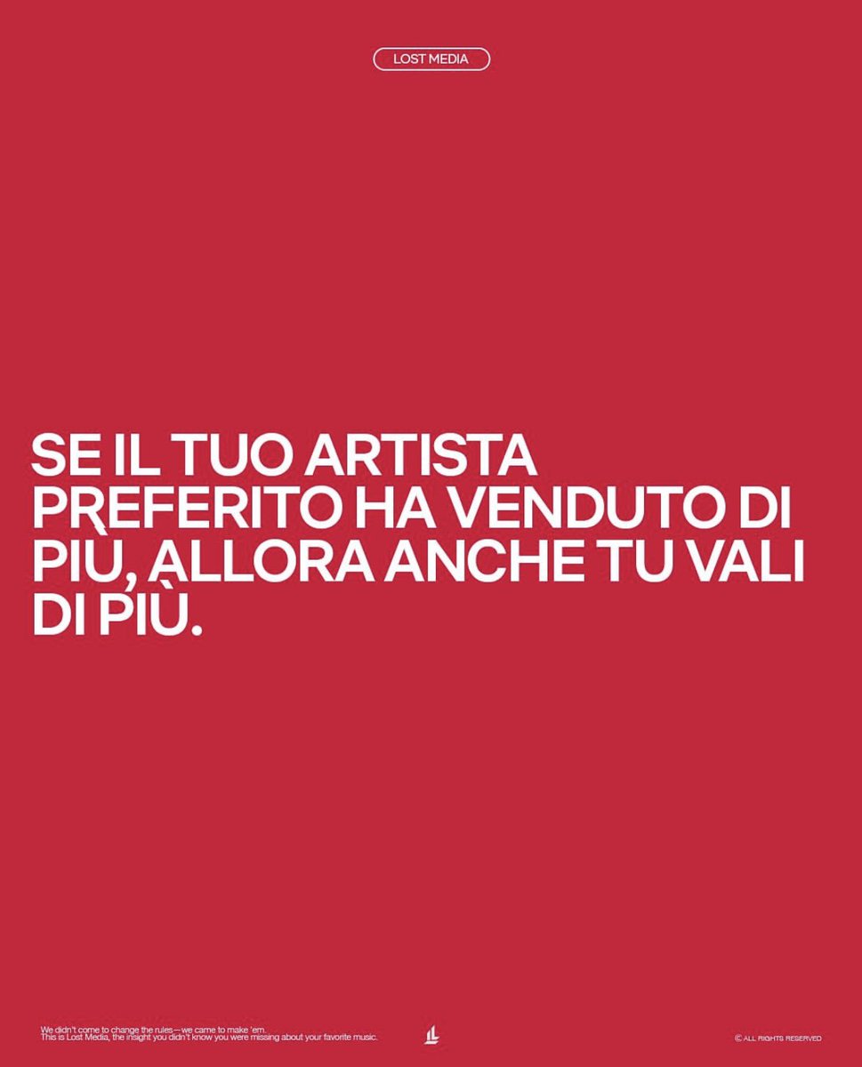 Reminder che riprenderò spesso qui sopra: godetevi la musica ❤️