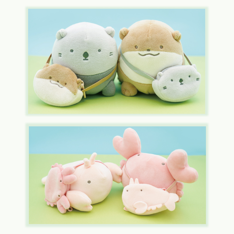 1BOXで全種類が揃う ぬいぐるみ用ポシェット ＼全10種 コンプリート