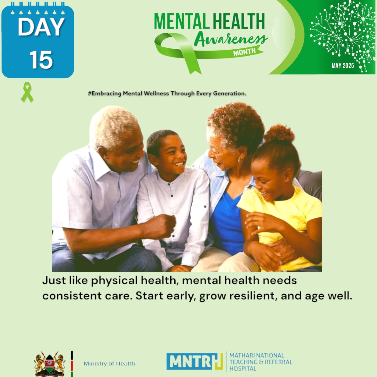 MNTRH_Hospital's tweet photo. Open conversations encourage others to speak freely, creating a supportive environment that breaks down stigma and builds understanding #Wantam #Ministry of Health. #matharihospital https://t.co/Ke9F5O4Elz