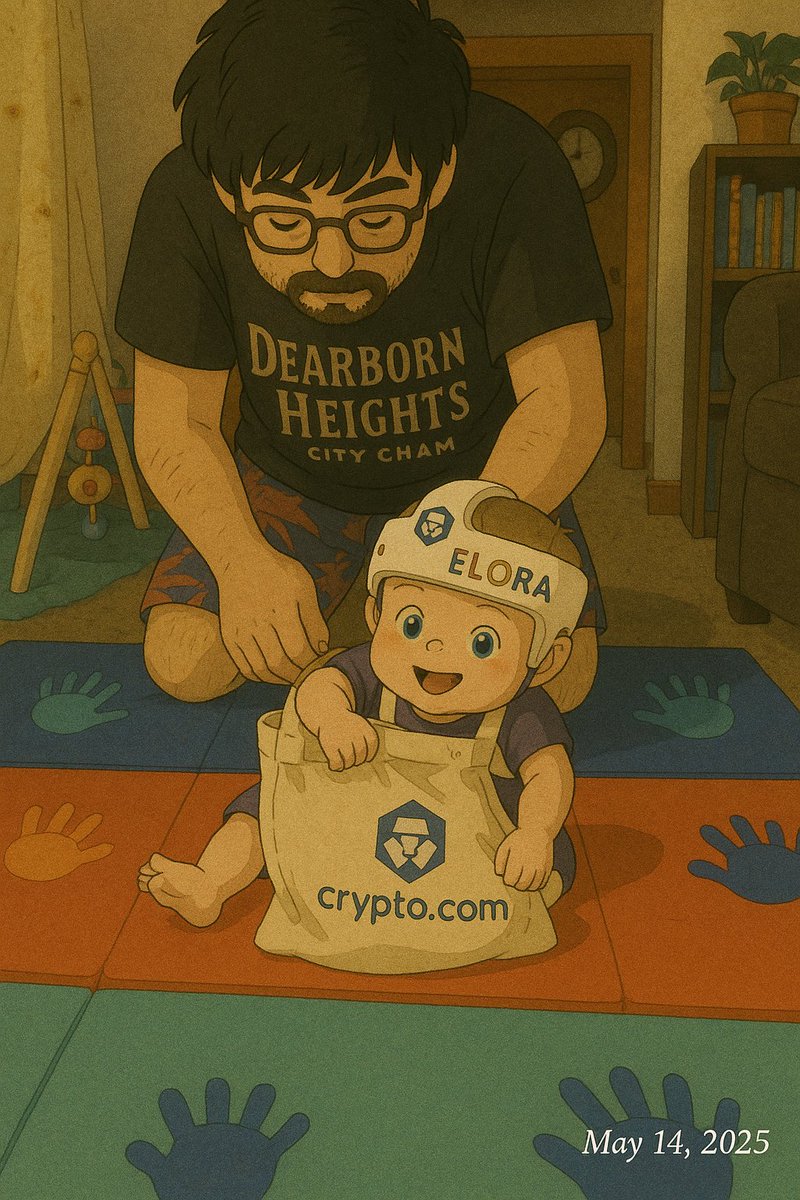 crowizards's tweet image. Just a father trying to raise my babies in the world of crypto. @cryptocom #crofam #cronos #cron #CronosChain #crypto #cro