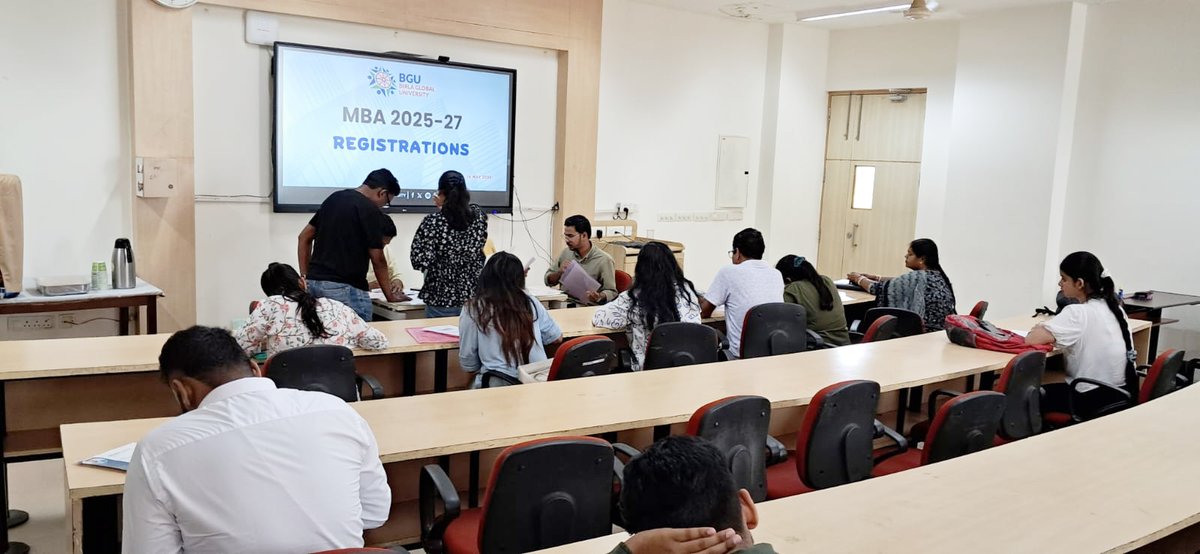 bgubbsr's tweet image. 𝗕𝗶𝗿𝗹𝗮 𝗚𝗹𝗼𝗯𝗮𝗹 𝗨𝗻𝗶𝘃𝗲𝗿𝘀𝗶𝘁𝘆 𝗖𝗼𝗺𝗺𝗲𝗻𝗰𝗲𝘀 𝟭𝘀𝘁 𝗣𝗵𝗮𝘀𝗲 𝗼𝗳 𝗠𝗕𝗔 𝟮𝟬𝟮𝟱–𝟮𝟳 𝗥𝗲𝗴𝗶𝘀𝘁𝗿𝗮𝘁𝗶𝗼𝗻𝘀
BGU has officially begun the first phase of registration for its MBA program for the 2025–27 batch starting today
#bgu #mba #RegistrationProcess