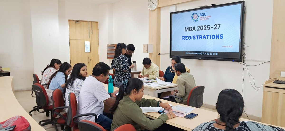 bgubbsr's tweet image. 𝗕𝗶𝗿𝗹𝗮 𝗚𝗹𝗼𝗯𝗮𝗹 𝗨𝗻𝗶𝘃𝗲𝗿𝘀𝗶𝘁𝘆 𝗖𝗼𝗺𝗺𝗲𝗻𝗰𝗲𝘀 𝟭𝘀𝘁 𝗣𝗵𝗮𝘀𝗲 𝗼𝗳 𝗠𝗕𝗔 𝟮𝟬𝟮𝟱–𝟮𝟳 𝗥𝗲𝗴𝗶𝘀𝘁𝗿𝗮𝘁𝗶𝗼𝗻𝘀
BGU has officially begun the first phase of registration for its MBA program for the 2025–27 batch starting today
#bgu #mba #RegistrationProcess