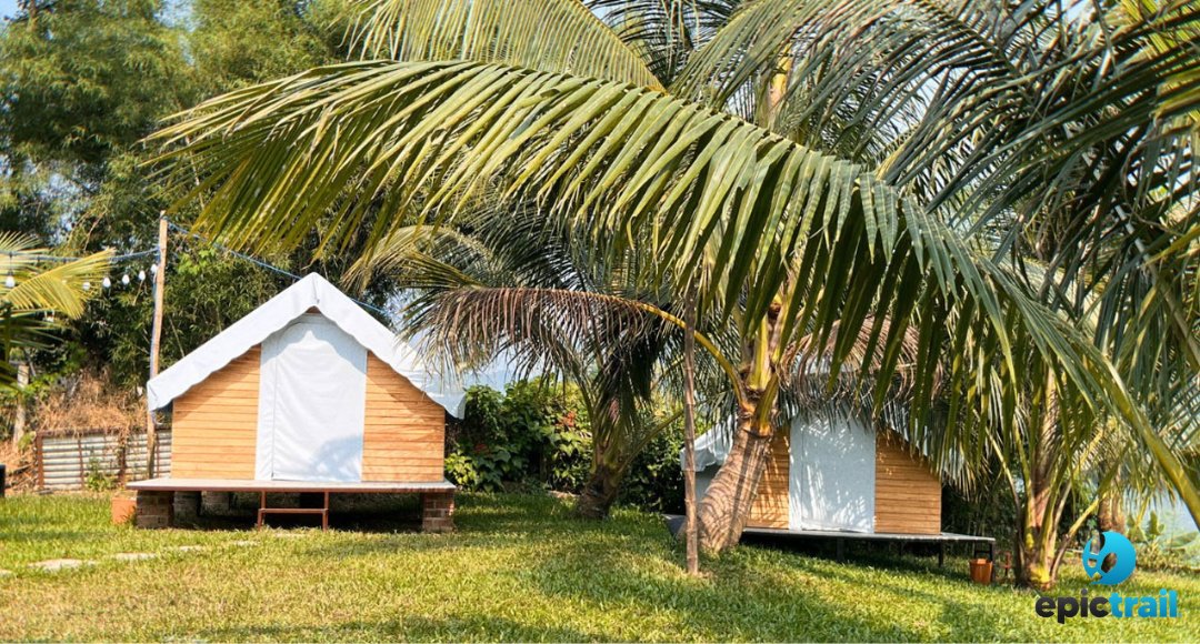 Epictrail_'s tweet photo. 다낭의 두아 산 캠핑(Dừa Xanh Camping)에서 자연 속 캠핑을 즐기세요. 텐트, 수영장, 다양한 야외 활동으로 완벽한 주말 힐링을 경험할 수 있습니다. 🏕️🌿 #vietnam #travel #epictrail https://t.co/g4fgarH5Mw