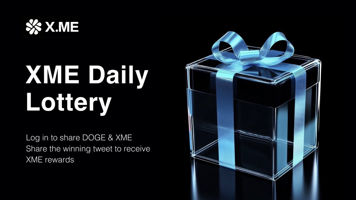 🎉 XME Daily Lottery is updated!

🎁 Daily Draw: Users who complete facial recognition verification can get one entry every day by logging into the XME app! Share in 10,000 DOGE + 300,000 XME token every day—your chance is waiting! 
Download Link: x.me
🎁 Share