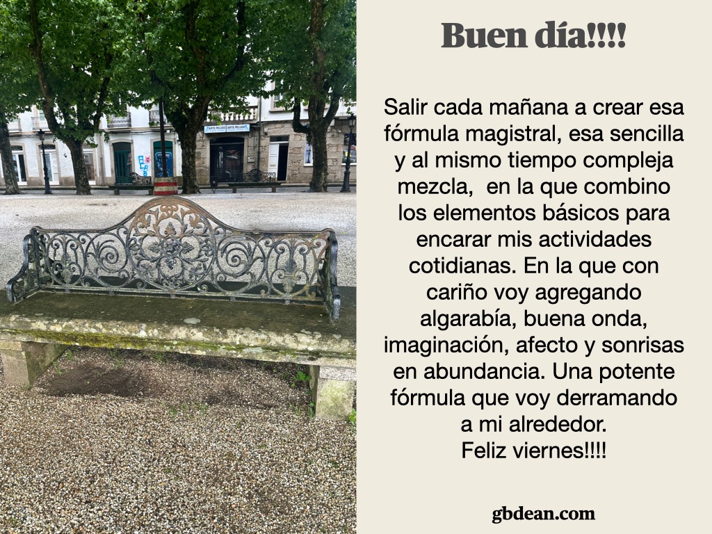 GerardoBlancoDe's tweet photo. Salir cada mañana a crear esa fórmula magistral, esa sencilla y al mismo tiempo compleja mezcla, en la que combino los elementos básicos para encarar mis actividades cotidianas. En la que con cariño voy agregando algarabía, buena onda, imaginación..#amor #love #sonrisas #fe https://t.co/ab2S2ziqmm