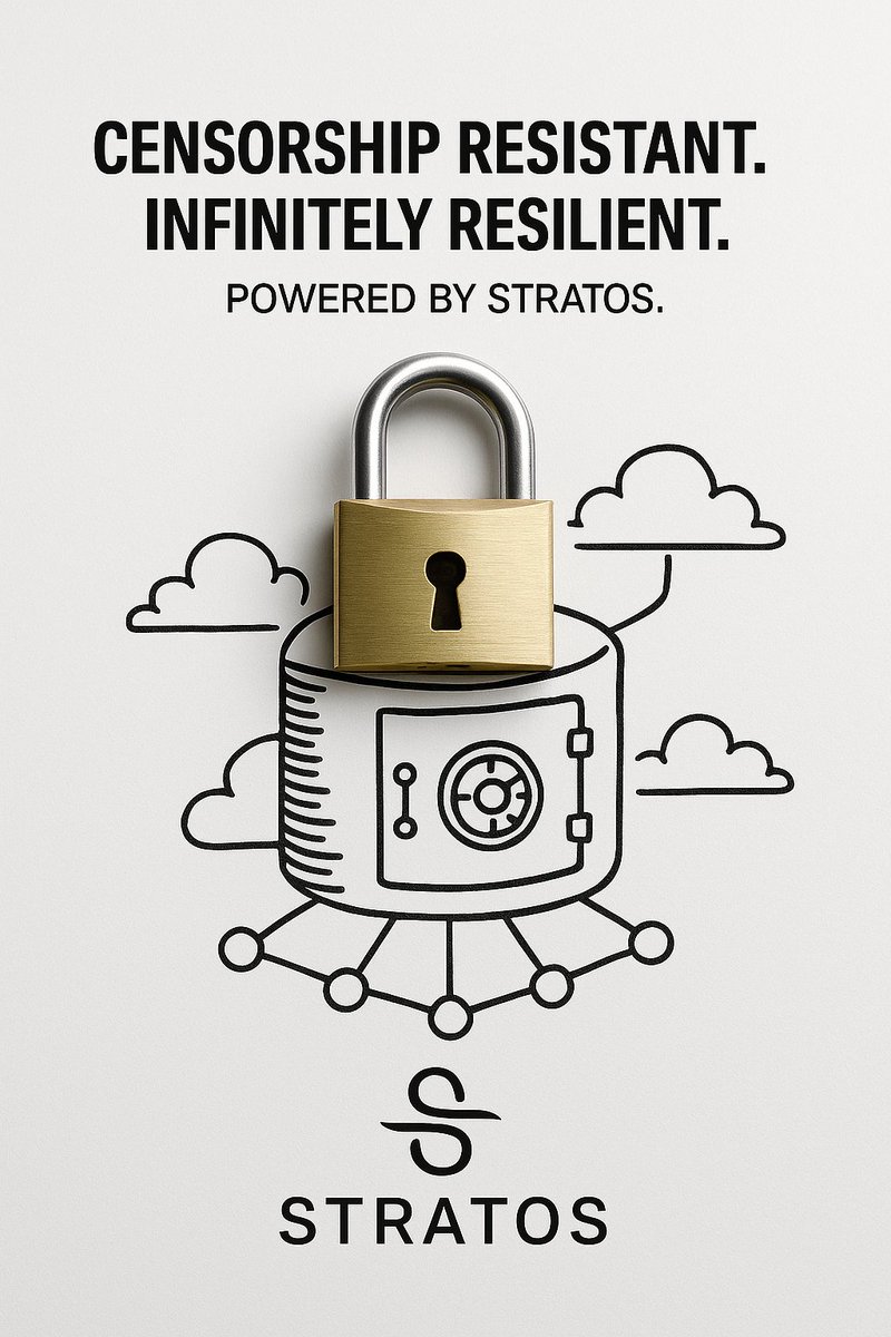 Stratos_Network's tweet photo. 🔒 Censorship Resistant. Infinitely Resilient.

Stratos Network empowers you to store, share, and access your data without compromise.

This is the future of decentralized cloud infrastructure — secure, fast, and unstoppable.

Explore the network powering tomorrow: https://t.co/HnvNHrOZDh

Try our showcase products: 
https://t.co/1PQAW7hMIM
https://t.co/8VdIGVOnXh

#DecentralizedStorage #Web3Infrastructure $STOS
