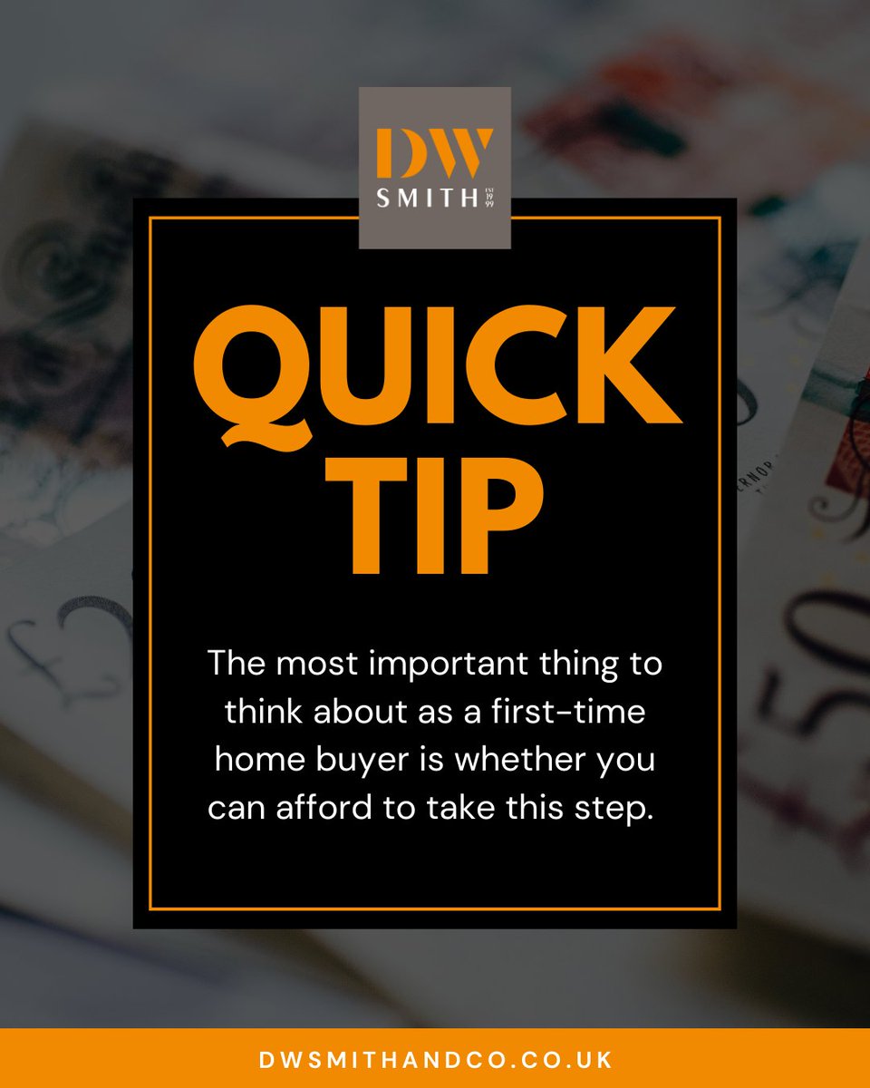 dwsmithagent's tweet image. It’s a good idea to put together a budget before you start looking for a property. Think about how much you can afford to pay every month, remembering you’ll still have to cover everyday costs too.
 
#ukproperty #firsttimebuyers