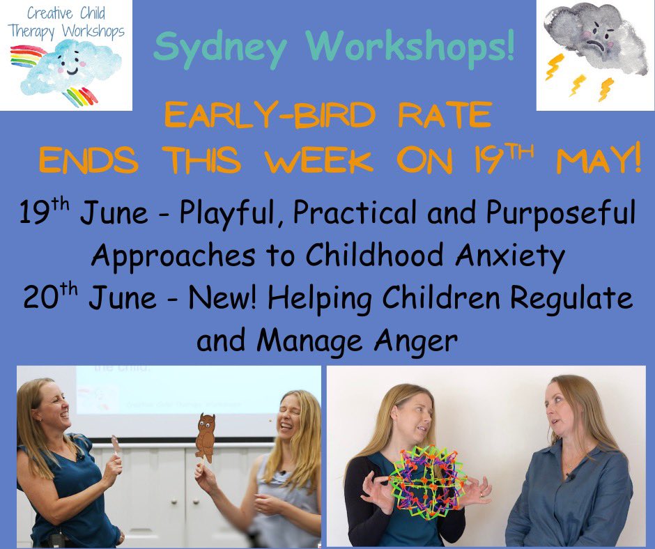 We are looking forward to a trip to Sydney soon!  Join us at one of both of our workshops there in June.   

#psychology #CPD #childdevelopment #childrensmentalhealth #professionaldevelopment