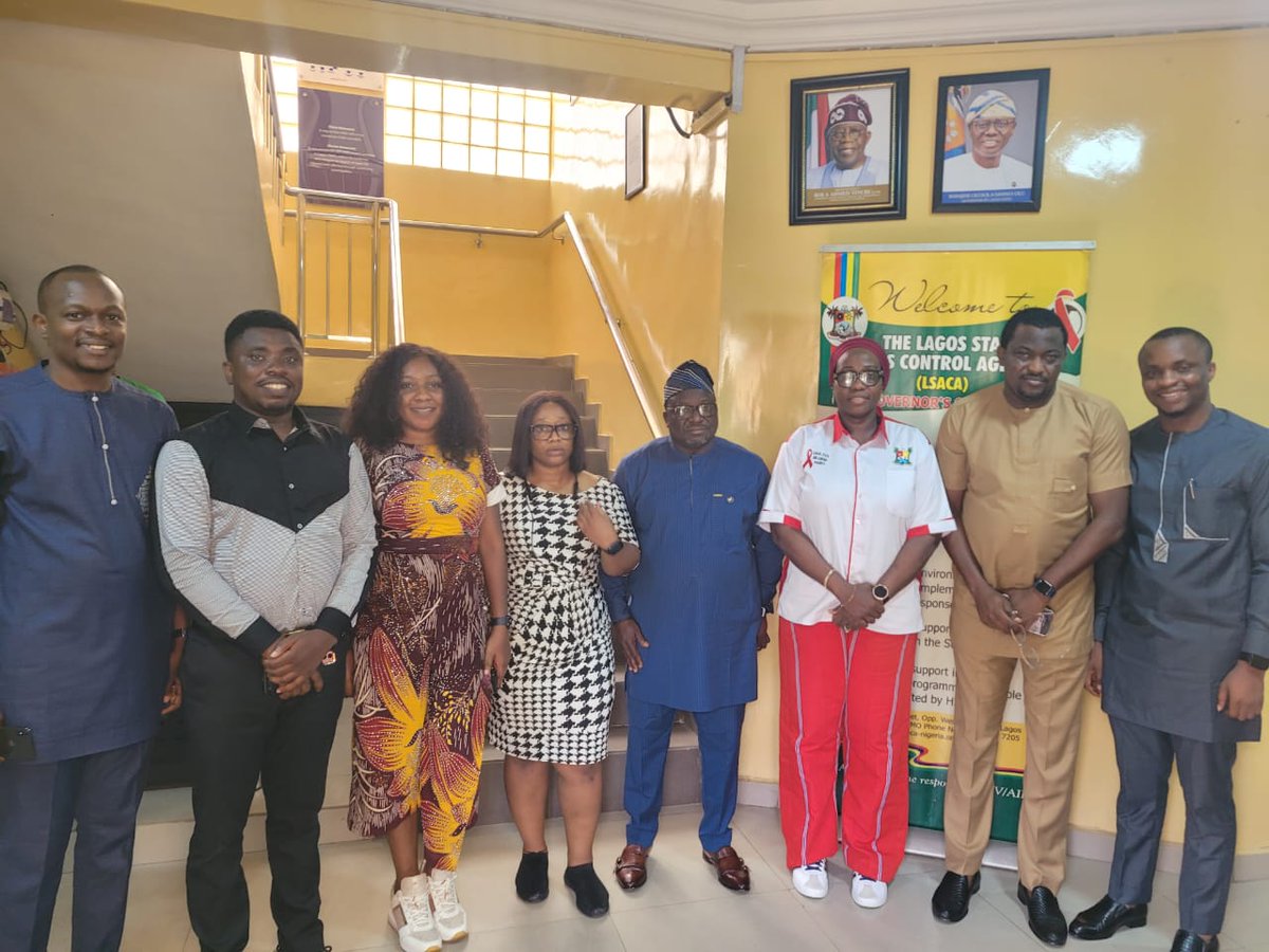 The Chief Executive Officer of the Lagos State AIDS Control Agency (LSACA), Dr. Folakemi Animashaun received representatives from the Excellence Community Education Welfare Scheme (ECEWS) and the Centre for Clinical Care and Research Network (CCCRN) during a courtesy visit.