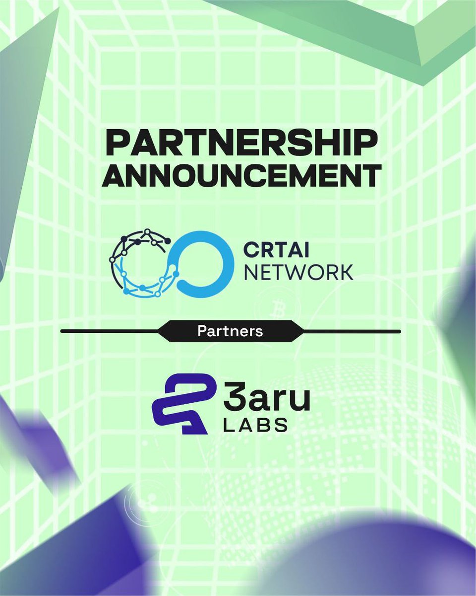 🚨 Announcement

We’re excited to share that <a href="/crtainetwork/">CRTAINETWORK</a> has successfully secured a $1M investment from <a href="/pinnacle_web3/">Pinnacle Ventures</a>, with our support at 3Aru Labs

This funding will power the next phase of their product development and growth

Let 3Aru Labs help you grow

📩 DM us NOW