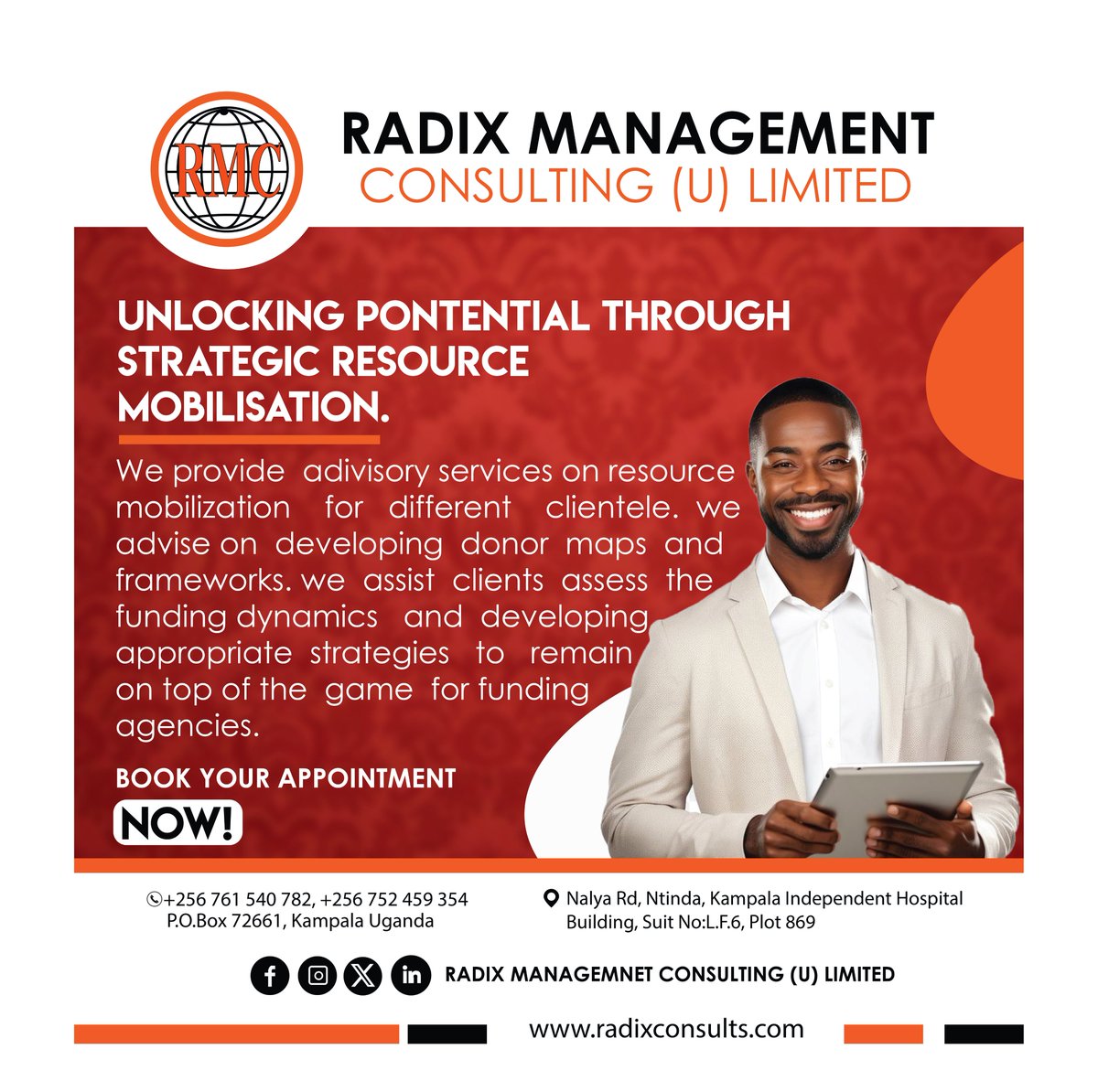 radixmanagement's tweet photo. @TotalEnergiesUG Great visions require great resources. Let’s strategize, mobilize, and maximize impact! 🚀#ResourceMobilisation #ResourceOptimisation https://t.co/JVTzYXLzWU