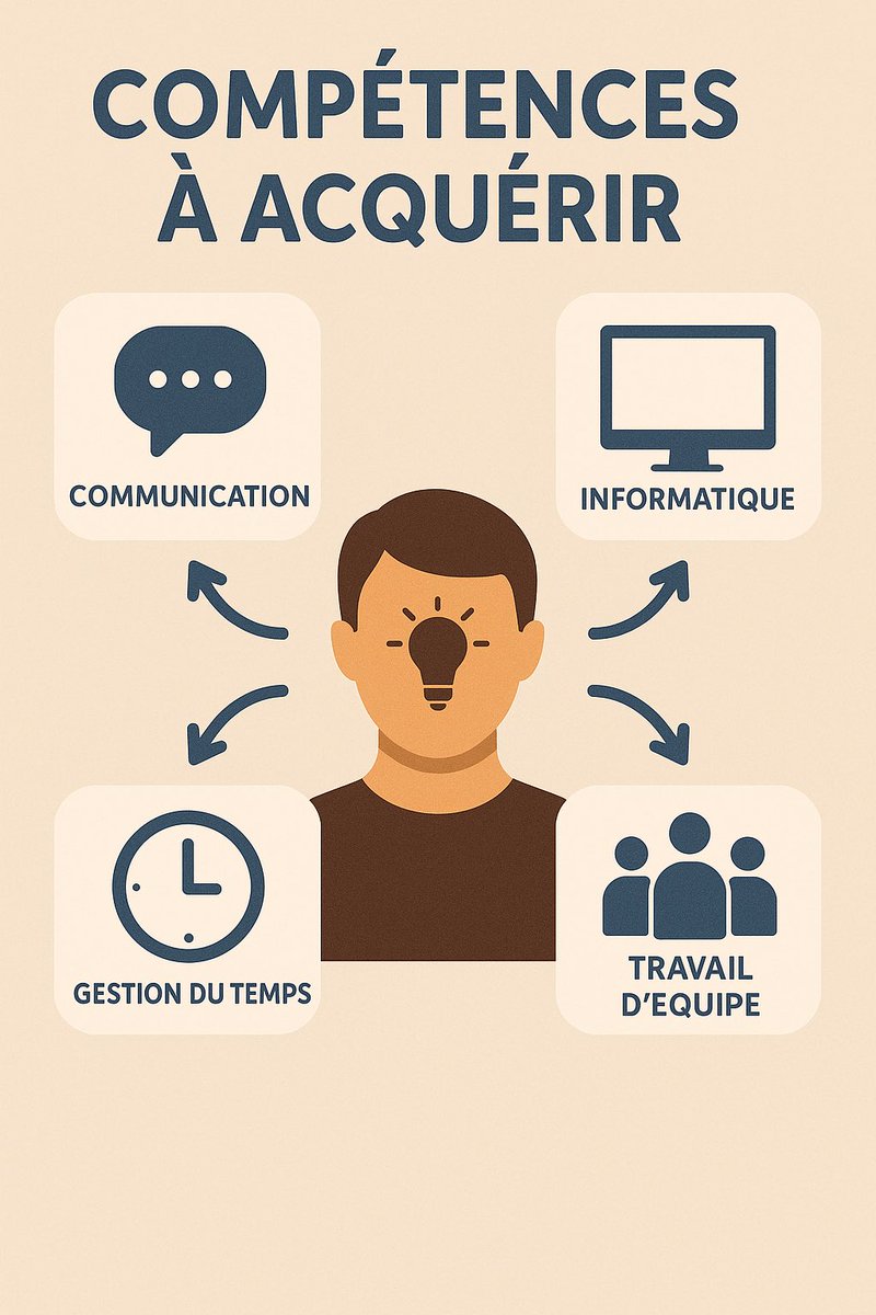 NtemeJosias's tweet photo. Les compétences sont importantes lors de la recherche d'emploi, mais les qualités humaines font souvent la différence.Curiosité,rigueur, communication, persévérance et fiabilité sont des atouts que les recruteurs recherchent. Valorisez qui vous êtes, pas seulement vos compétences https://t.co/5GRhuc021n