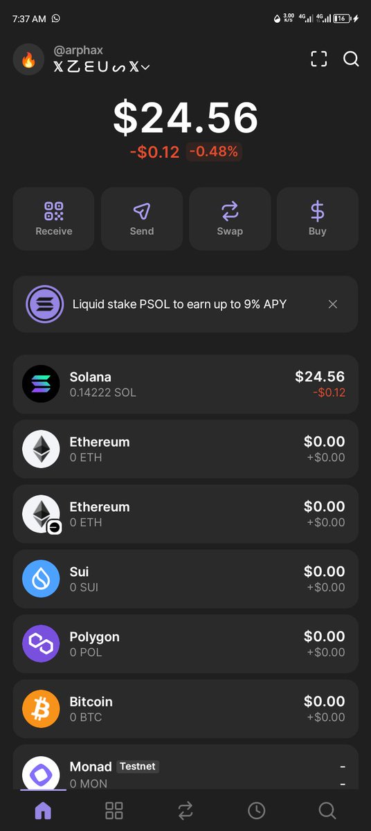 AkinfolarinJoh2's tweet photo. 🔥 Claim 3,000 $EDEN tokens
(worth $22+) @edenlayer
Here’s how to Claim
Step-by-step:
1. Visit: https://t.co/bTyzWJxgXx
2. Click ‘Airdrops’ on left menu
3. Select ‘Edenlayer Airdrop’
4. Connect your Solana wallet to Claim
➡️ Swap ON PHANTOM 🔥
#EdenLayer $SOL https://t.co/doNwNbg7E8