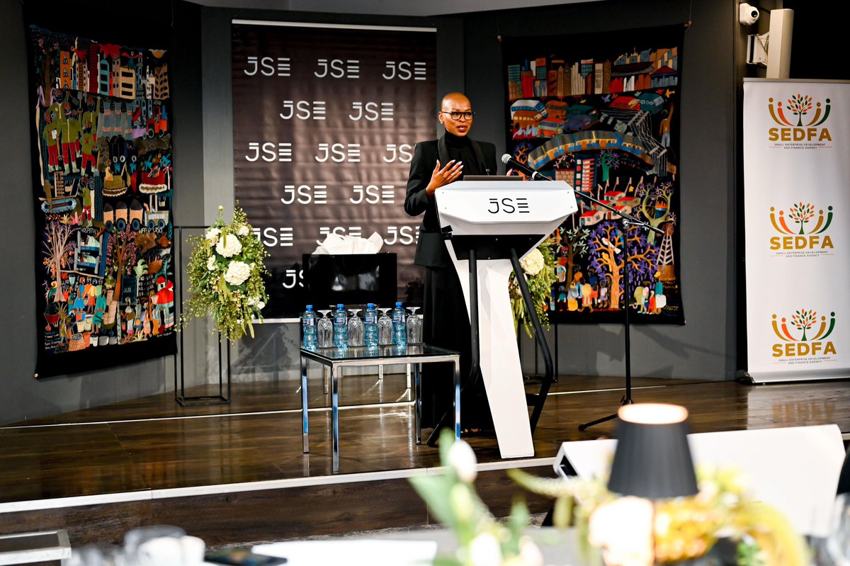 RedCherrySA's tweet photo. Red Cherry CEO Pheladi Mphahlele at the JSE SME RISE event in Sandton on Thursday night – we were well represented #RedCherry #JSESMERISE https://t.co/M7pJikMcxv
