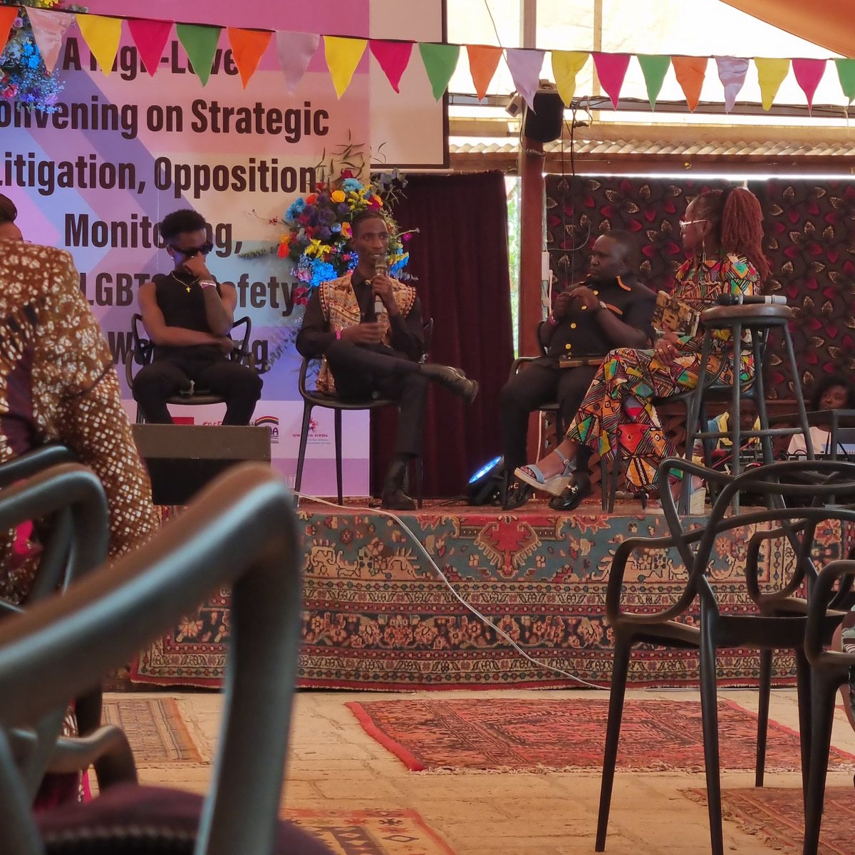 Thenature_net's tweet photo. Happy #IDAHOBIT! Honored to have share lived experiences of being displaced at Hivos’ event.

I spoke on the need for true inclusion of queer refugees—beyond tokenism. 

Being humane is free. Anyone could be one crisis away from displacement.
#PowerOfCommunities https://t.co/gHcFnjQOJt