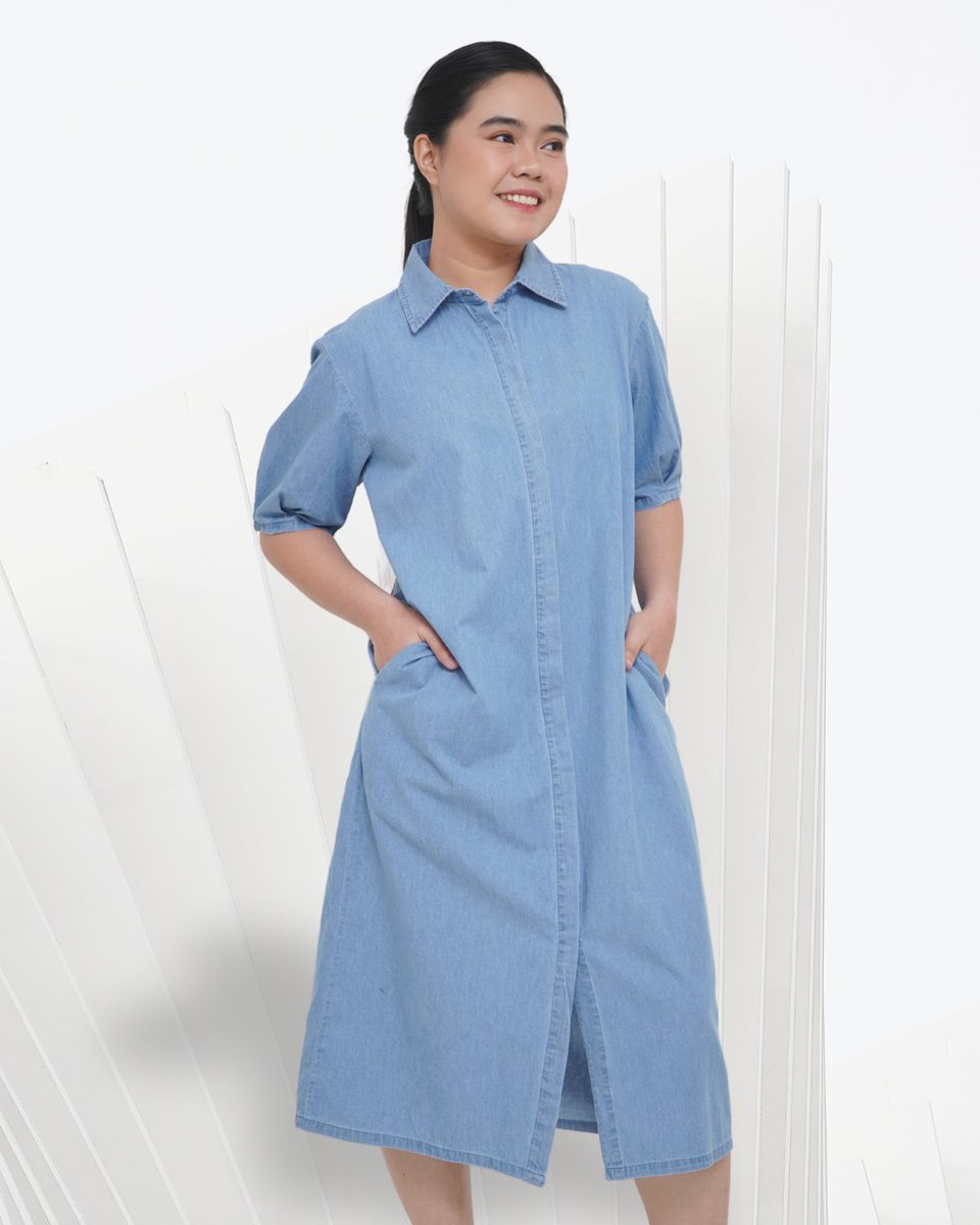 EFS_Apparel's tweet image. 📷 Easy, breezy, weekend-ready!
Step out in style with this classic denim dress – comfy, flattering, and perfect for your laid-back plans. 📷
📷 Available now for your next OOTD!
📷 DM to order | Don’t miss out on this wardrobe must-have!
#EFSApparel