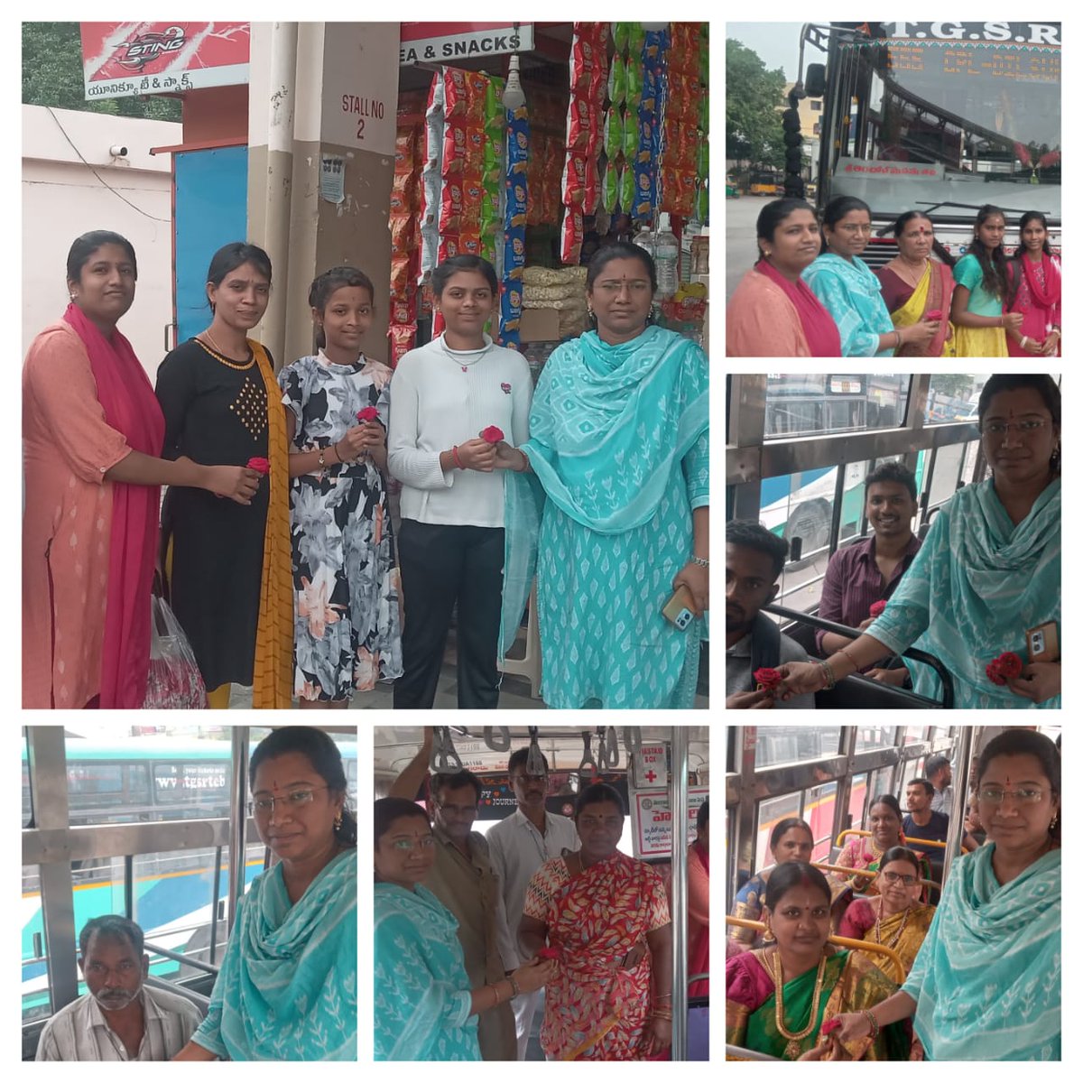 DMDSNRTSRTC's tweet photo. 🌸 Courtesy Day @ Dilsukhnagar Depot
Every third Friday of the month, staff observe Courtesy Day by welcoming passengers with roses at bus stops and on board — fostering respect and warm service.
Let’s continue to serve with courtesy and care!
#CourtesyDay #TGSRTC #DSNRDepot https://t.co/1hbR5PWrwu