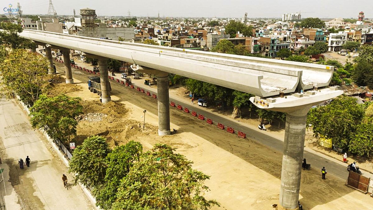 Ceigall_India's tweet photo. May 2025 - Project Update
Project : Kanpur Metro Project (KNPCC-12)
Scope : Design and Construction of elevated viaduct and 5 Nos, elevated stations.
#KanpurMetroProject #CeigallIndia #InfrastructureGrowth #KanpurDevelopment #ExcellenceEngineering #SmartCity #ProjectUpdate https://t.co/DOYtNKH02Z
