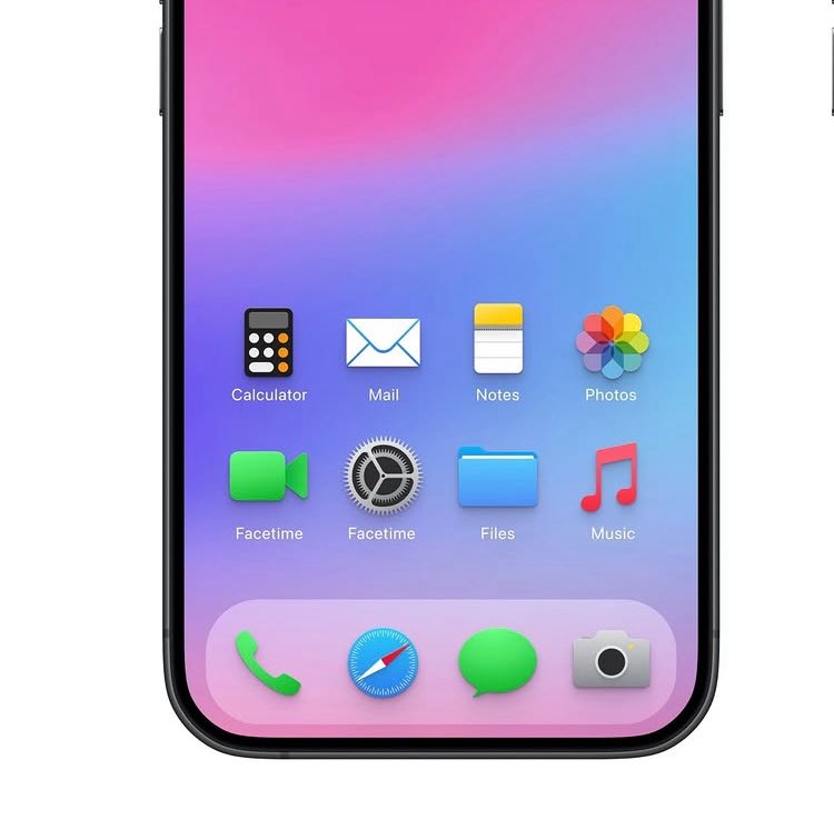 TheAppleDesign's tweet photo. Should Apple make icons borderless in iOS 19?? https://t.co/OPjpcqGJIZ