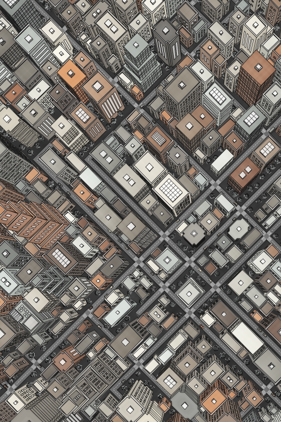 gm 'Dencity 948' by <a href="/HeveyArt/">Hevey</a> one of my favorite collection on Fxhash amazing details!