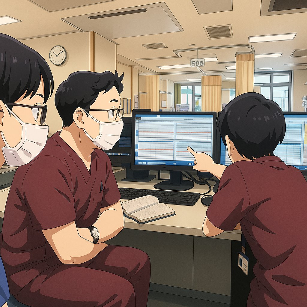 慈恵ICUは国内外から集中治療の研修を受け入れています。今月から2ヶ月間、モンゴルから集中治療医が研修に来ています！翻訳ツールを駆使しつつ、相互によい学びの時間となっています。もちろん見学だけでもOKですので集中治療に興味のある方はDMまたはHPからご連絡ください。#Jikei_ICU #Mongolia