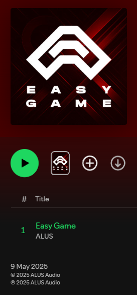 AlusAudio's tweet photo. Easy Game is now available to stream on Spotify.

You can grab your own copy over at https://t.co/ApNl8W7UZ1

#fypviral #spotifypremium #newmusicalert #spotifyplaylist #drumandbass #dnb #drumnbass https://t.co/ZVqP7FtBs9