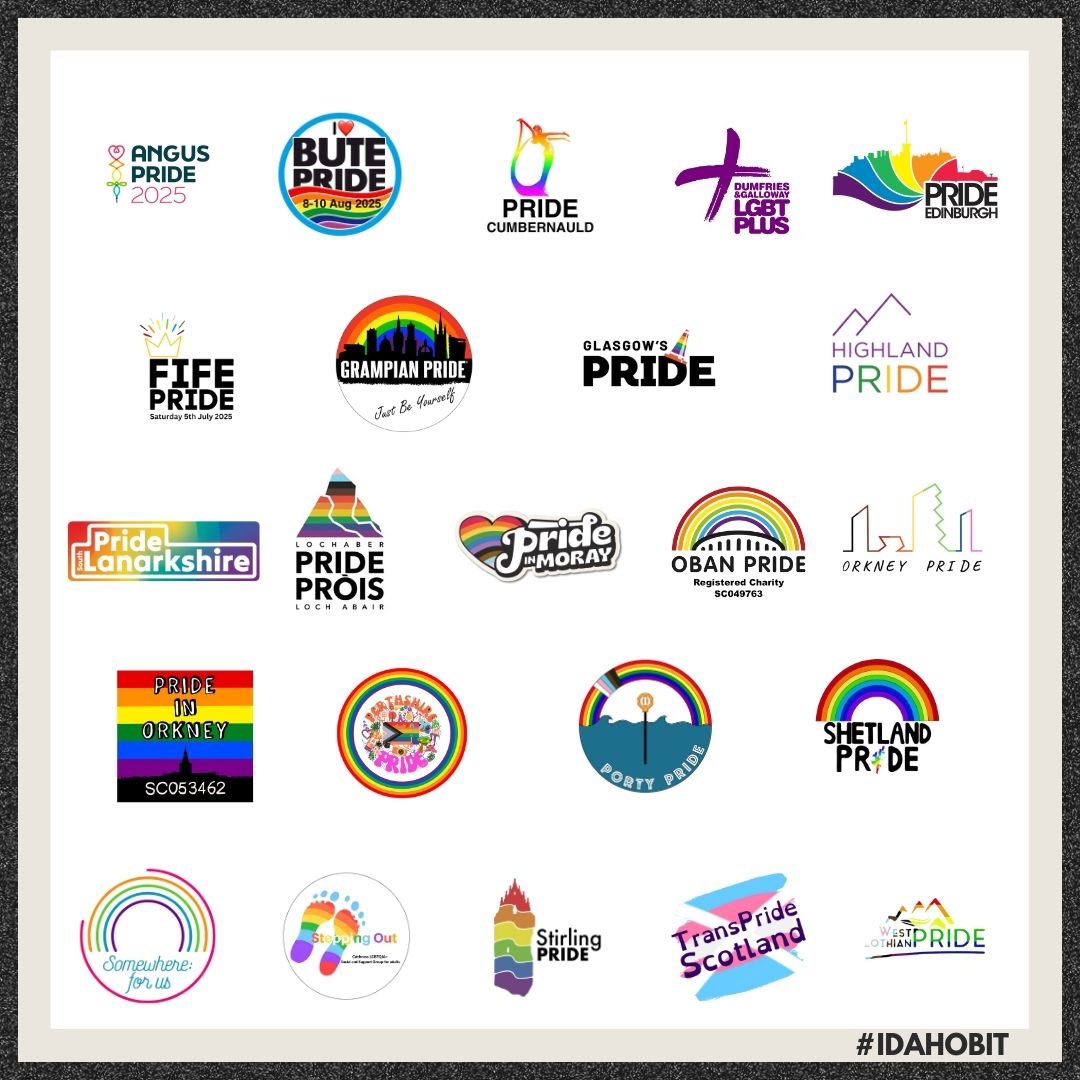 Tomorrow is the International Day Against Homophobia, Biphobia &amp; Transphobia. 23 Scottish Pride Organisations have released this joint statement to call on those in powerful positions to stop using the LGBTQIA+ community as political pawns and end the polarised debate. #IDAHOBIT