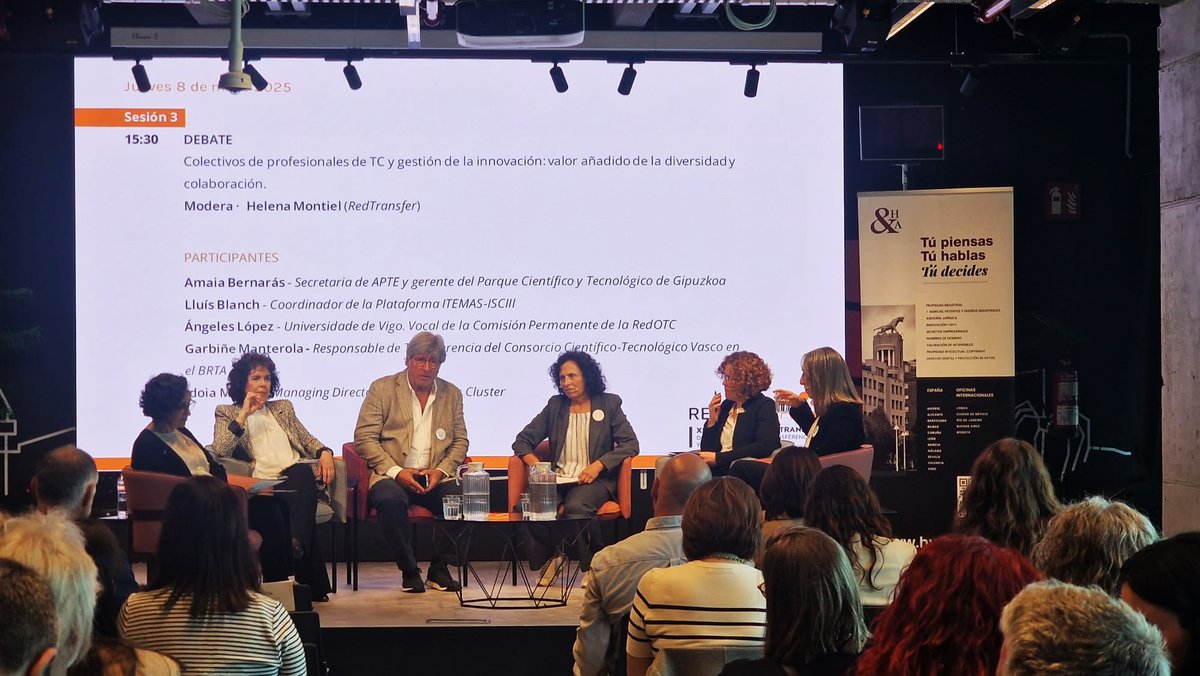 BRTA - Basque Research and Technology Alliance (@brta_eus) on Twitter photo XII Encuentro anual de <a href="/redtransfer_/">Redtransfer</a>
👥#BRTA ha participado en el debate “Colectivos de profesionales de TC y gestión de la innovación: valor añadido de la diversidad y colaboración” acerca de Transferencia a nivel de ecosistema con contribuciones interesantes desde el público. XII Encuentro anual de <a href="/redtransfer_/">Redtransfer</a>
👥#BRTA ha participado en el debate “Colectivos de profesionales de TC y gestión de la innovación: valor añadido de la diversidad y colaboración” acerca de Transferencia a nivel de ecosistema con contribuciones interesantes desde el público.