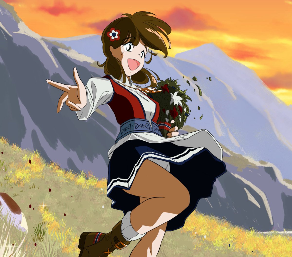 rawrtacular's tweet photo. An updated 17th May special for National Day here in Norway :) 🇳🇴 I hope everyone has fun :)

#manga #norskmanga #17mai #bunad #gratulerermeddagennorge🇳🇴 https://t.co/Blep7fX4qd