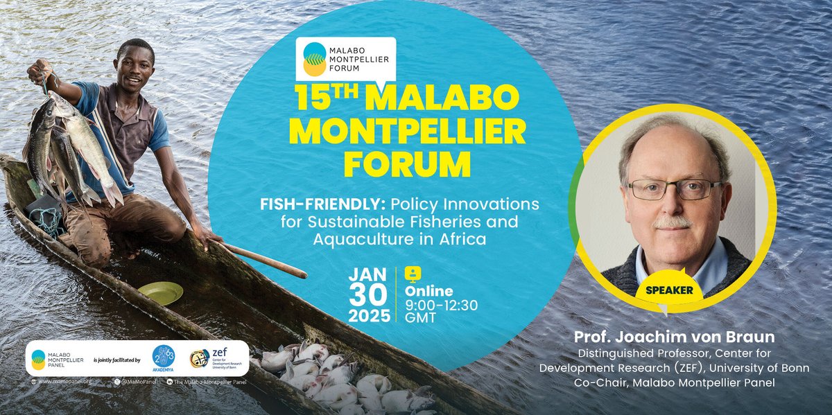 MaMoPanel's tweet photo. “Fish and other aquatic foods play an increasingly important role in African diets and economic development,” said Prof. Joachim von Braun, Co-Chair @MaMoPanel, during the launch of the #Fishfriendly report.
More @panagrimedia: https://t.co/ixgY9gzNV0 https://t.co/X0DKGafgTE