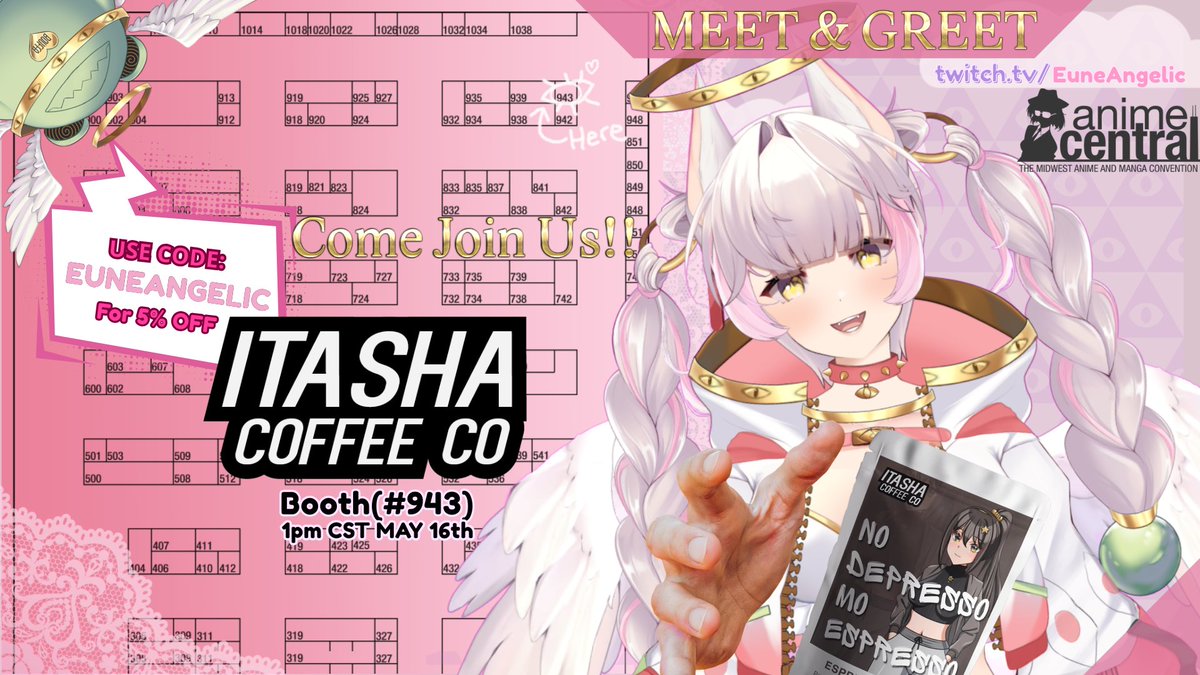 Eune μμ πβ¨ (@angelicstrange) on Twitter photo βοΈJOIN US At the <a href="/ItashaCoffee/">Itasha Coffee Co</a> Booth!!βοΈ
β¨1pm CST I'll be hanging with the Itasha Crew!β¨
This Dog Hopes To see Ya There!!πΎπΎβ¨ βοΈJOIN US At the <a href="/ItashaCoffee/">Itasha Coffee Co</a> Booth!!βοΈ
β¨1pm CST I'll be hanging with the Itasha Crew!β¨
This Dog Hopes To see Ya There!!πΎπΎβ¨