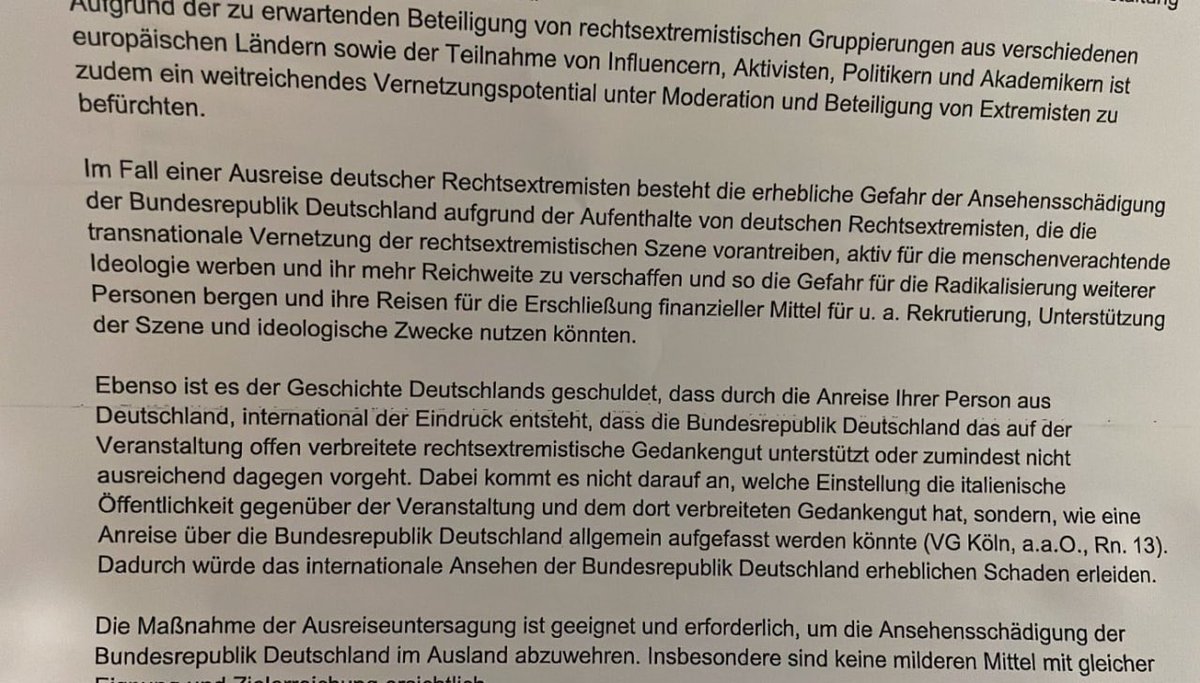 +++ Patriotische Aktivisten an Ausreise zu Infoveranstaltung über Remigration von Behörden gehindert +++

Bitte denken Sie jetzt nicht an DDR-Vergleiche – denn seit einigen Tagen wissen wir: Laut Verfassungsschutz sind solche Vergleiche verfassungswidrig.

An diesem Wochenende