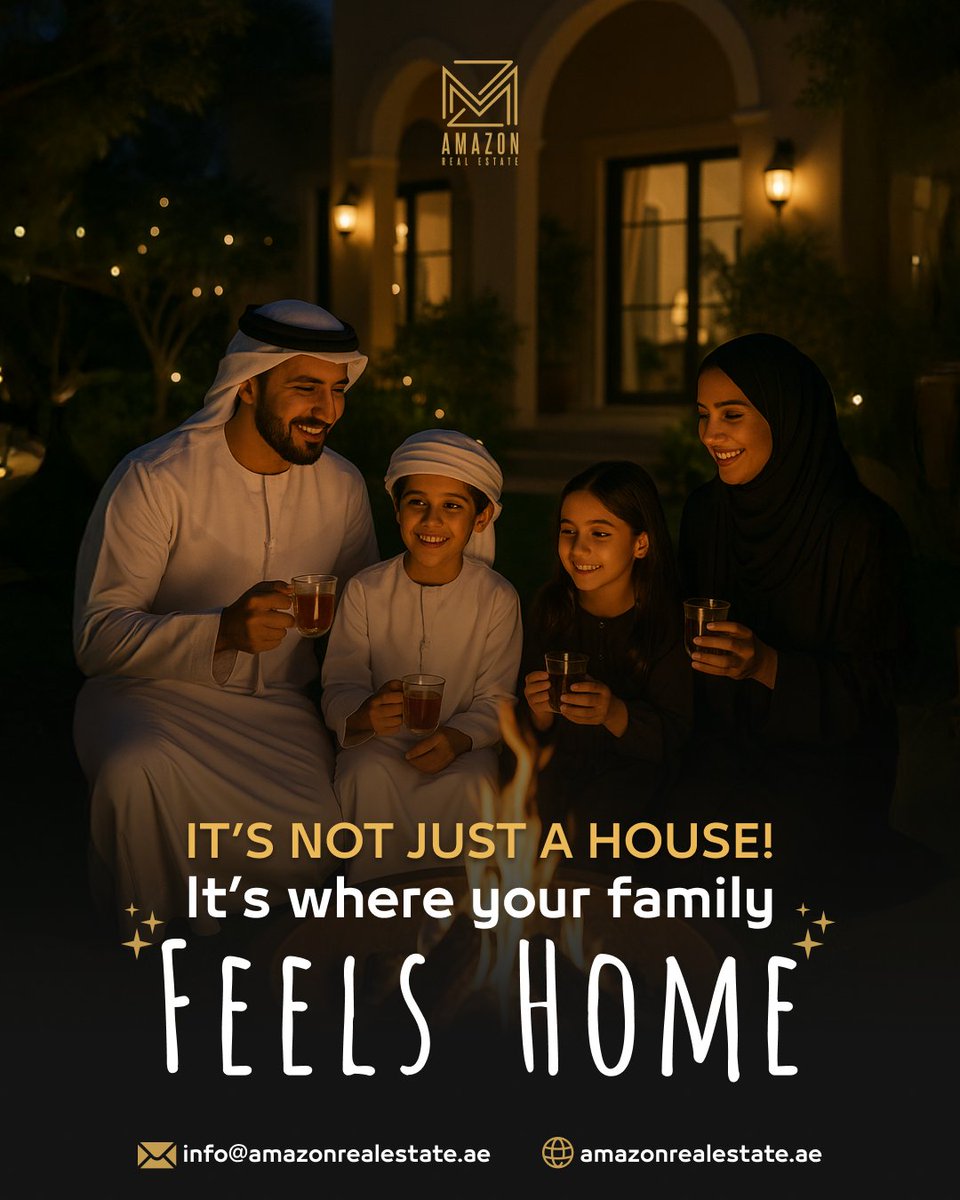 AmazonrUAE's tweet photo. Your family deserves more than just a house — give them a lifestyle in Dubai. 
Stylish homes, amazing amenities.
 ................
Follow us:
https://t.co/fsKtsvDX25

#RealEstate #NewBeginnings
#uae #dubaix #property #dubailife #burjkhalifa #homebuying #homes #invest #realestate #realestateinvesting #mydubai #home #newhome #amazonrealestate_uae
