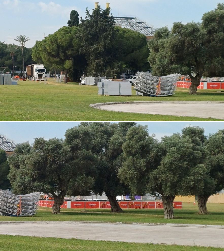 ActionsFFuture's tweet photo. @SOSterritorios @InterestelarSev @AndaluciaJunta @Ayto_Sevilla 130 #Decibelios, en plena #Anidación de la #Avifauna, mucha morirá y el resto migrará para no volver.
Destrucción del sistema de #Riego por aspersión.
Graves daños al #PatrimonioVerde y al #PatrimonioHistórico.
Harán algo #PolicíaLocal, #Técnicos #GerenciaDeUrbanismo, @AAMM_And⁉️ https://t.co/Hkt30cz5Jh