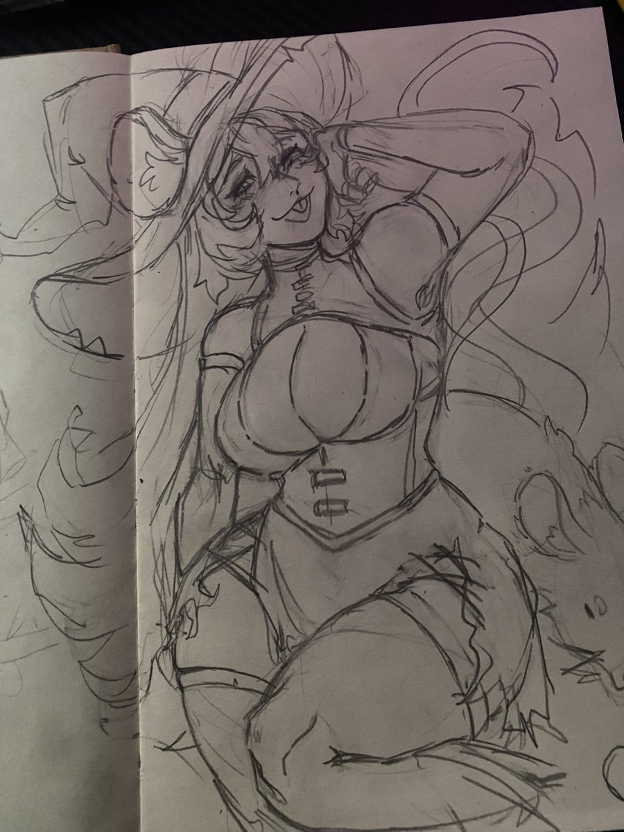 Seristkartel's tweet image. #BooTheART @bootoober 
Sketchbook doodle of OSHI.
🧡